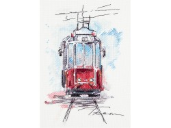 "Городской трамвай" 17х25см. ГМ-1923